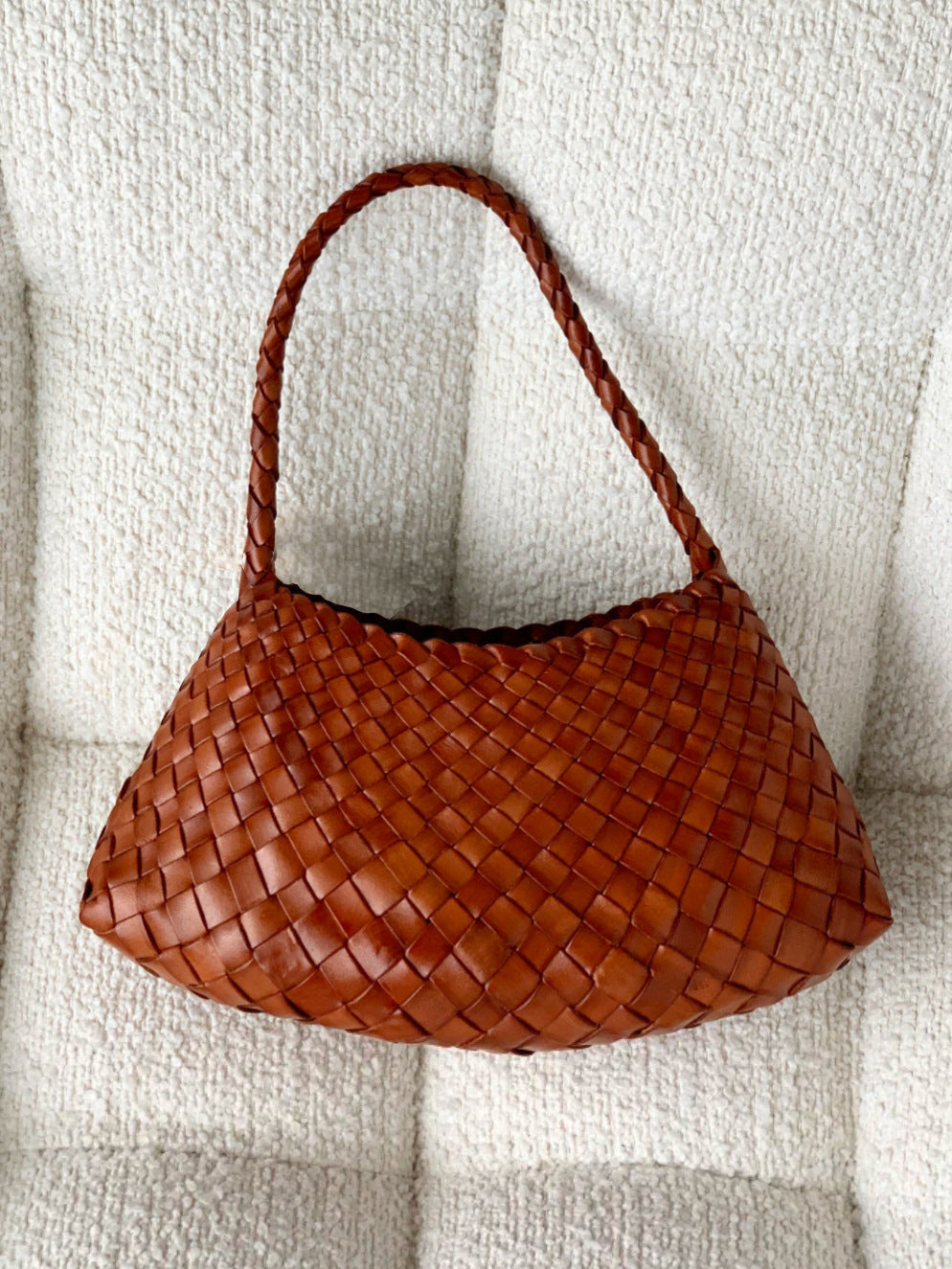 Model French Fashion Handmade Genuine Leather Women's Shoulder Bag