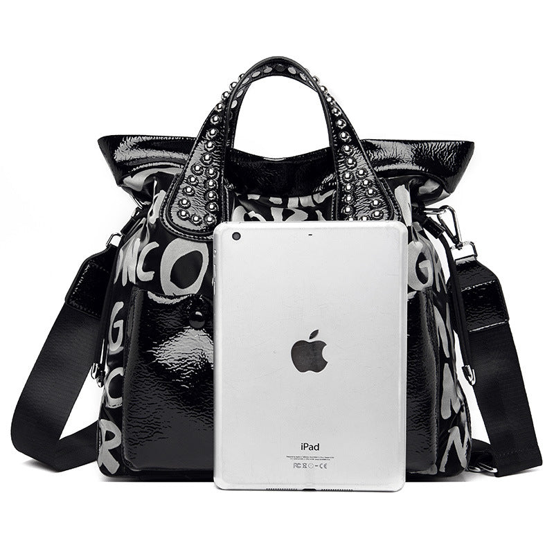 Popular Women's Letter Rhinestone Fashion Elegant Tote Bags