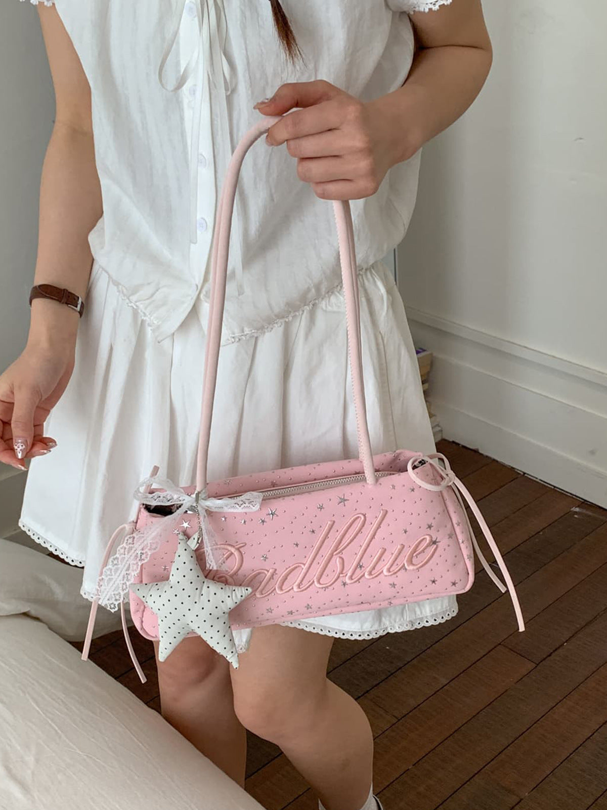 Graceful Durable Sweet Outing Fashion Baguette Bags