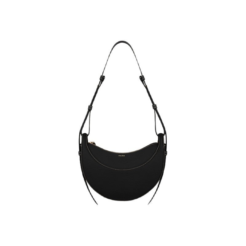 Women's Selenodont Niche Genuine Leather Saddle Fashion Women's Messenger Bag