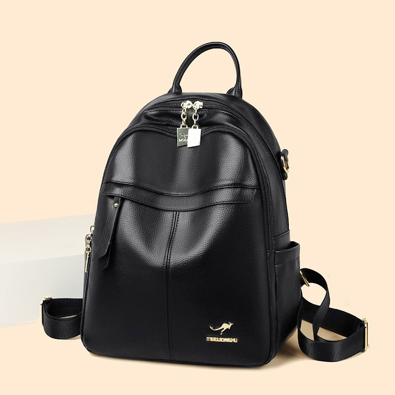 Women's Fashionable Korean Style Large Capacity Simple Women's Backpack