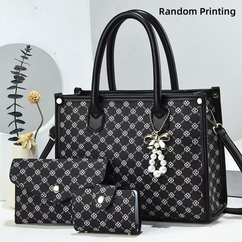 Women's Retro Korean Style High Sense Large Capacity Handbags