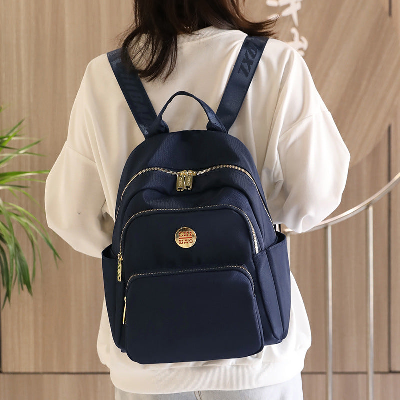 Women's Oxford Cloth Versatile Large Capacity Nylon Backpacks