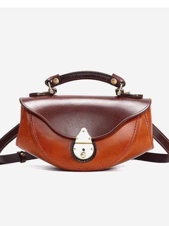 Trendy Retro Boat Smooth Minority Portable Women's Shoulder Bag