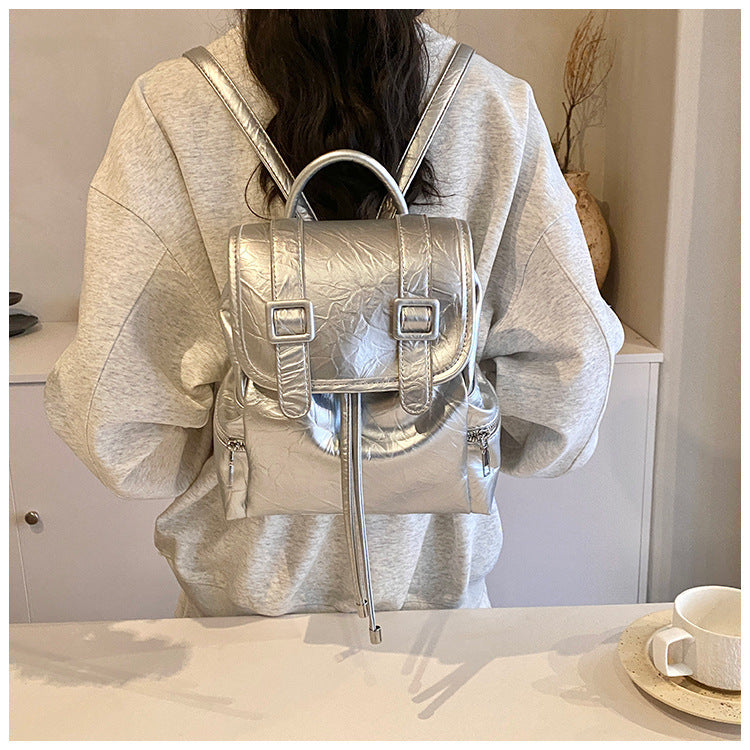 Women's Double Macaron Solid Color High Sense Women's Shoulder Bag