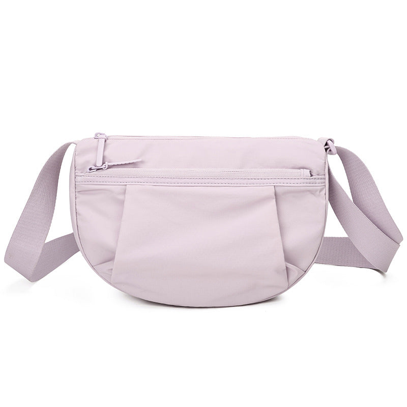 Women's Simple Nylon Cloth Light Luxury Minority Korean Dumplings Large Women's Shoulder Bag