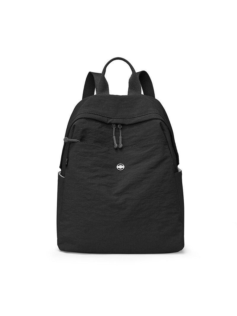 Simple Large Capacity Washed Soft Surface Go Out Travel Bags