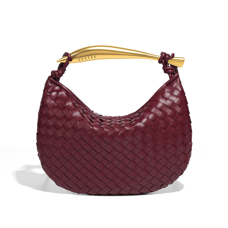 Sardine Woven Metal Underarm Portable Dumpling Women's Shoulder Bag