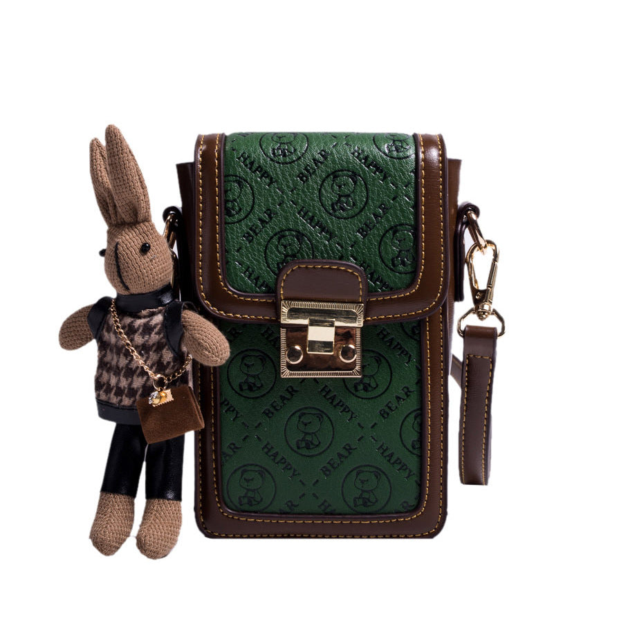 New Women's Source Retro Green Simple Phone Bags