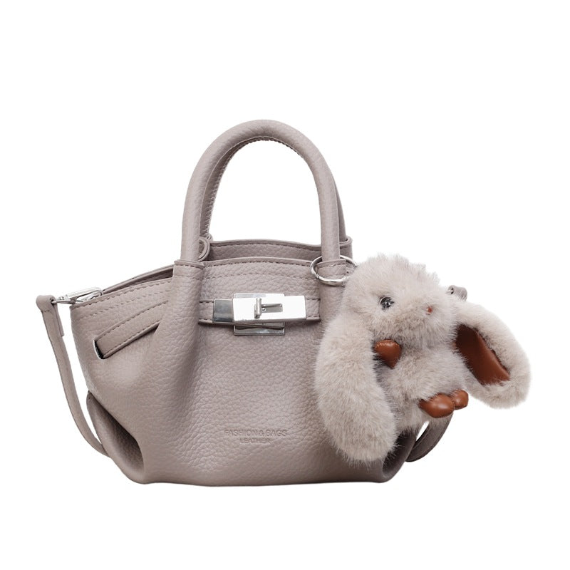 Women's Korean Portable Vegetable Basket Fashionable Lychee Bucket Bag