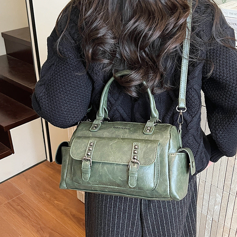Women's Fashion Large Capacity Retro High Sense Women's Messenger Bag
