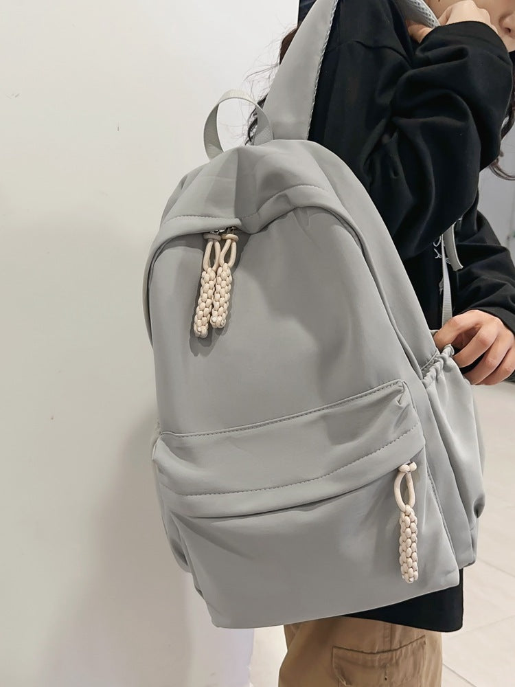 Men's Large Capacity Junior Minimalist Design Niche Leisure Backpack