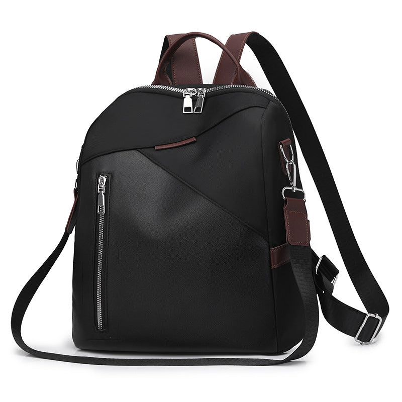 Classic Lightweight Fashion Stitching Trendy Simple Women's Backpack