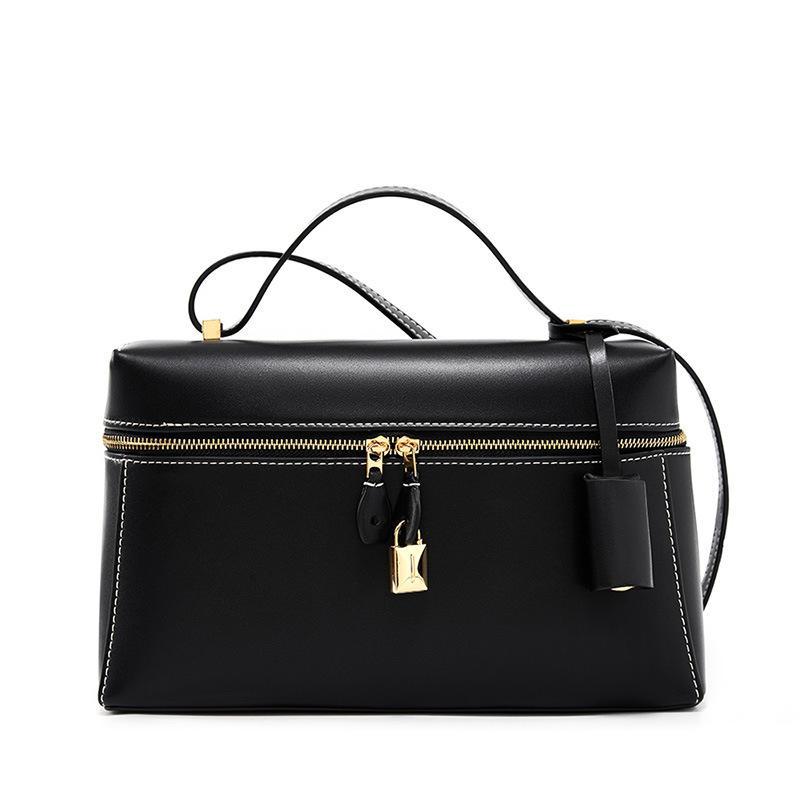 Women's Lunch Box Cowhide Large Commuter For Women's Shoulder Bag