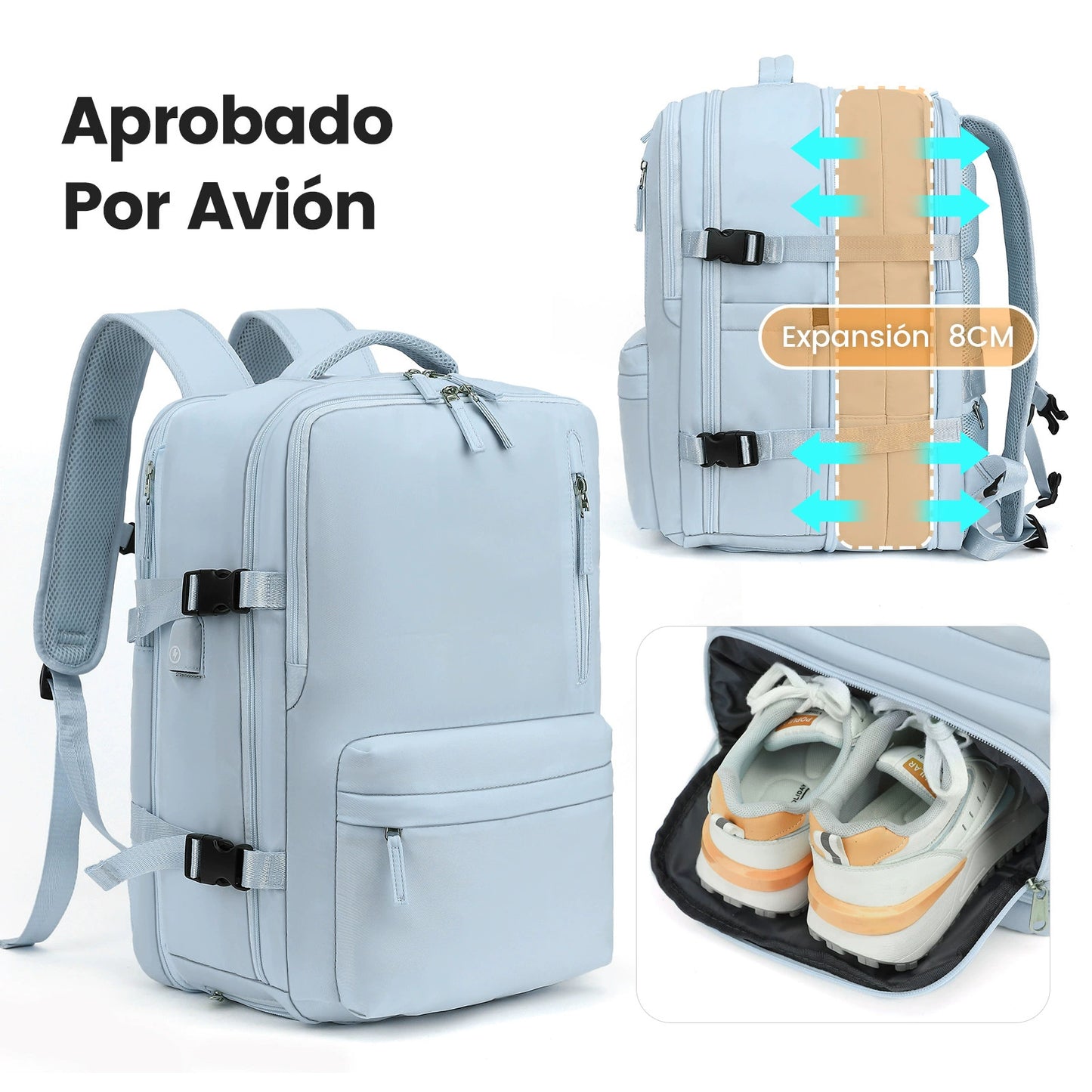 Women's & Men's Expansion Simple Large Capacity Bags
