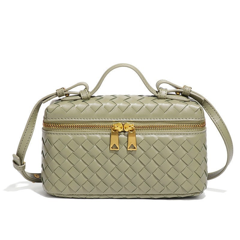 Hand-woven Fashion Lunch Box Practical Trend Women's Shoulder Bag