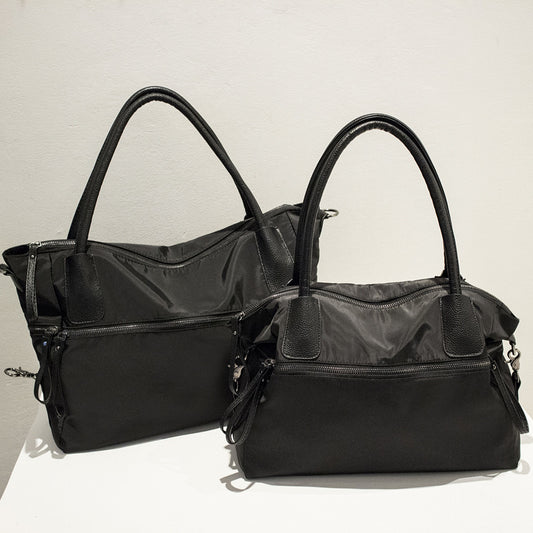 Trendy Unisex Summer Commute Solid Color Oxford Tote Bag