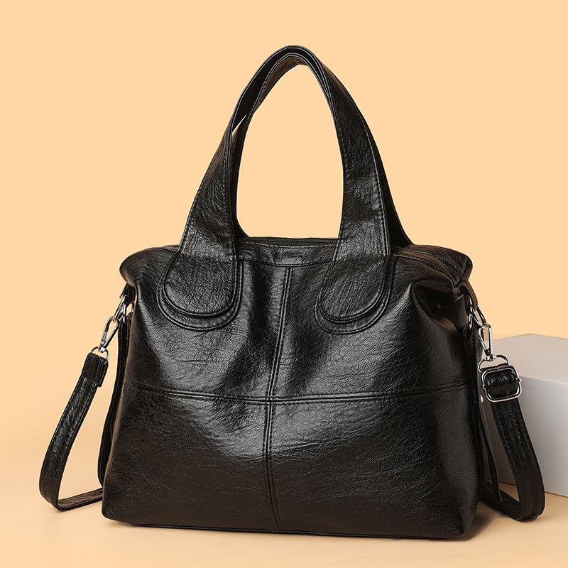 Women's Soft Leather Carrying Versatile Large Capacity Women's Backpack