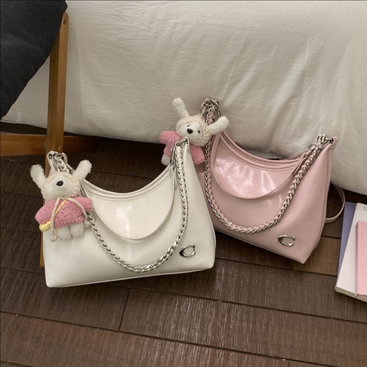 Women's Fashion Simple Chain High Textured Good-looking Bags