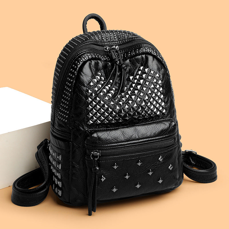 Women's Punk Rivet Iron Leisure Fashionable Phone Bags