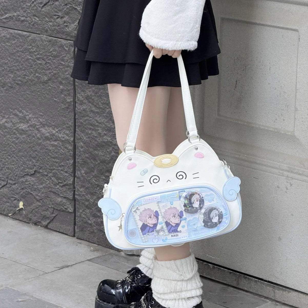 Two-dimensional Snack Volume Millet Bar Cartoon Backpacks