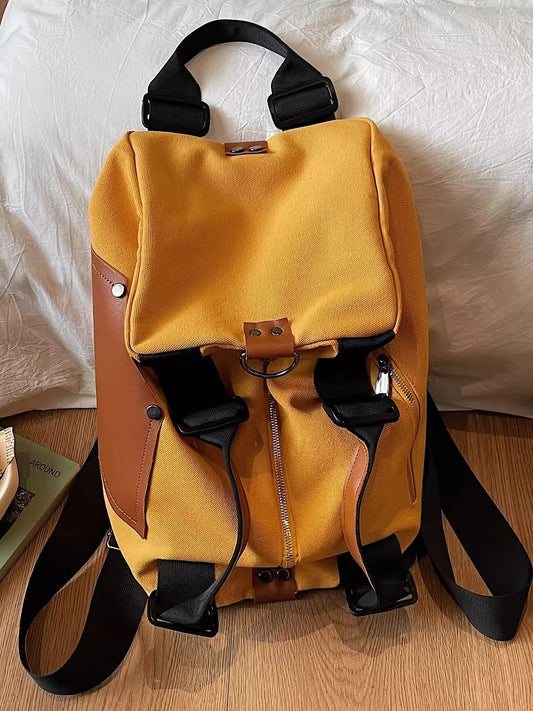 Women's & Men's Multipurpose College Canvas Sports Backpack