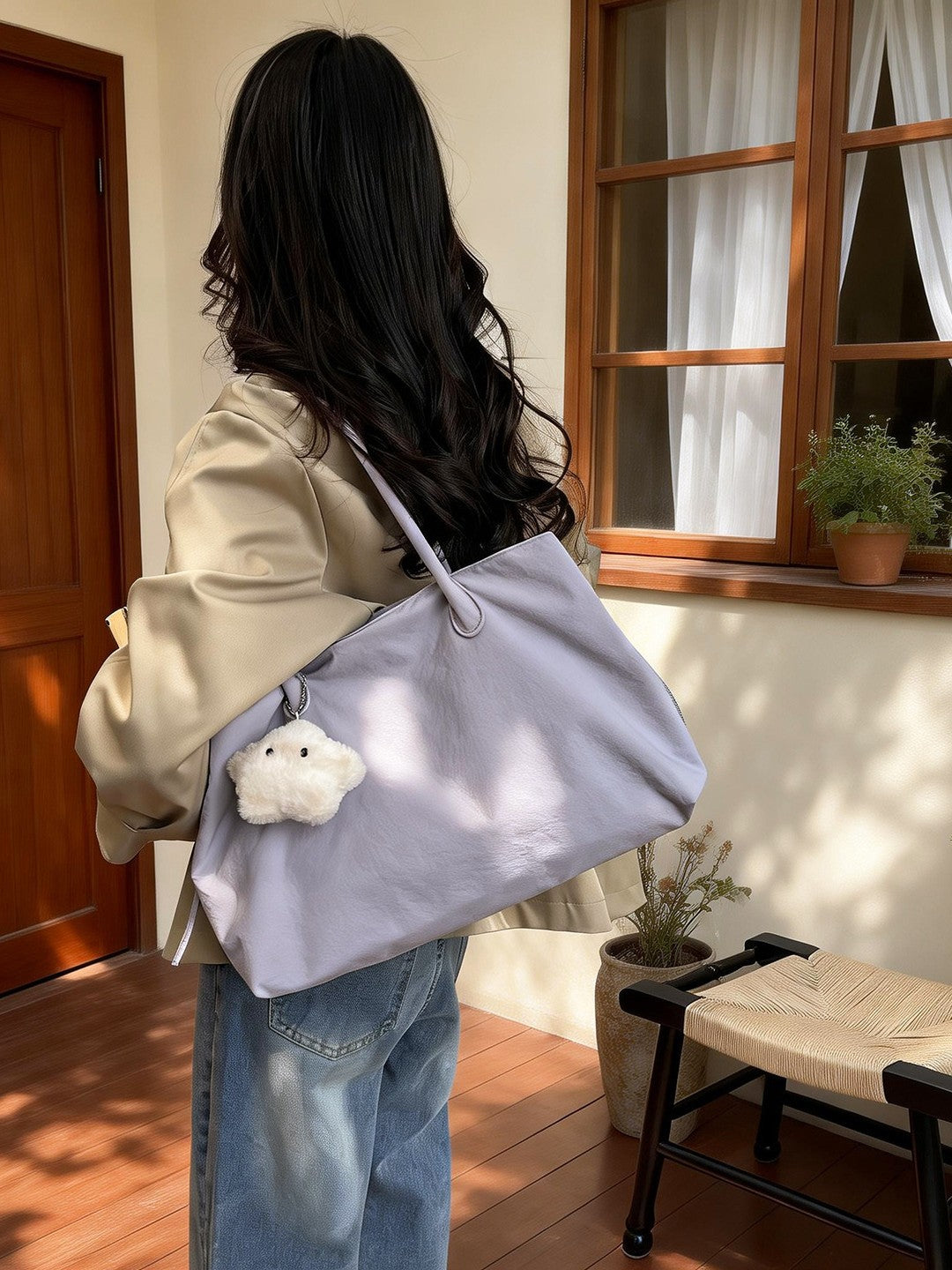 Women's Commuter Large Capacity Nylon Waterproof Women's Shoulder Bag