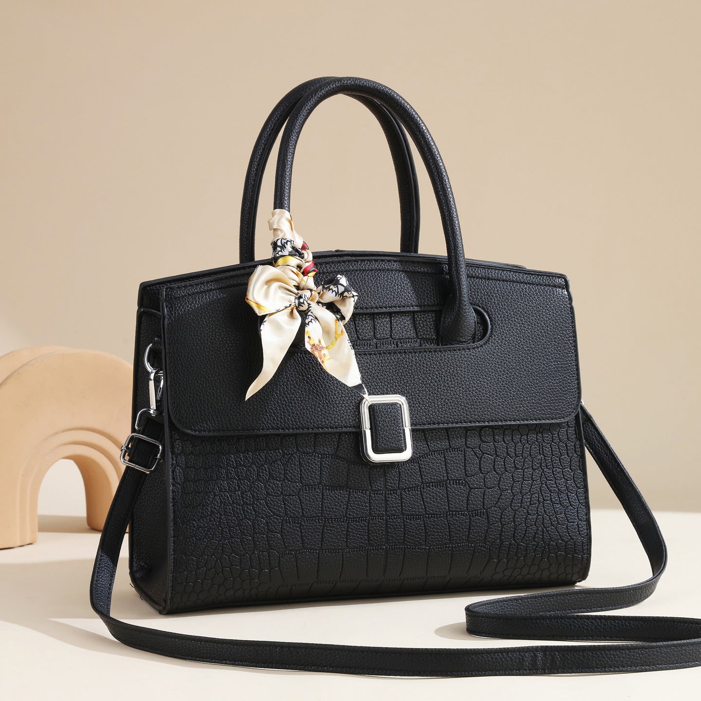 Women's Print Fashion Large Capacity Mom Temperament Handbags