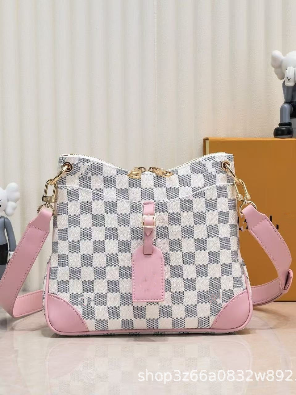 Women's Fashion French Donkey Home High-grade Printed Bucket Bag
