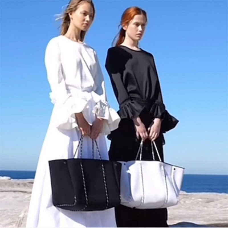 Neoprene Beach Portable Outing Mother Mummy Large Tote Bag