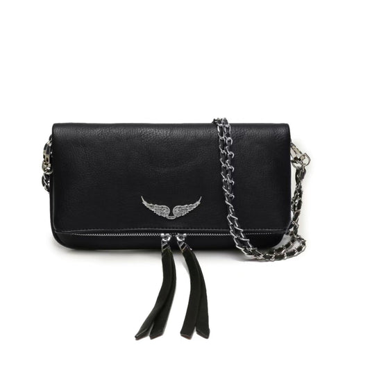 Women's Fashion Black Vintage Luxury Design Women's Messenger Bag
