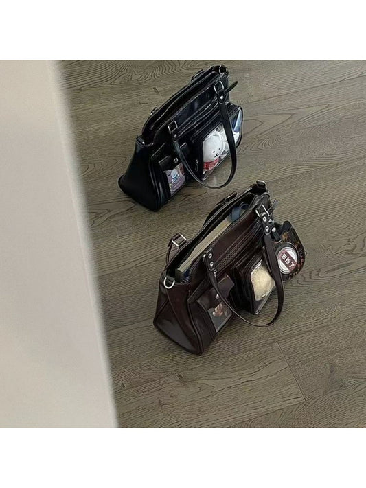 Transparent Motorcycle Cartoon Two-dimensional Storage Bracket Large Bags
