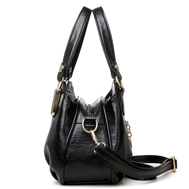 Women's Fashion Simple Popular Mom Portable Women's Handbag