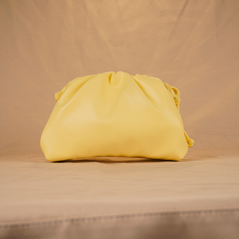 Women's Pleated Dumpling Commuter Solid Color Simple Bags