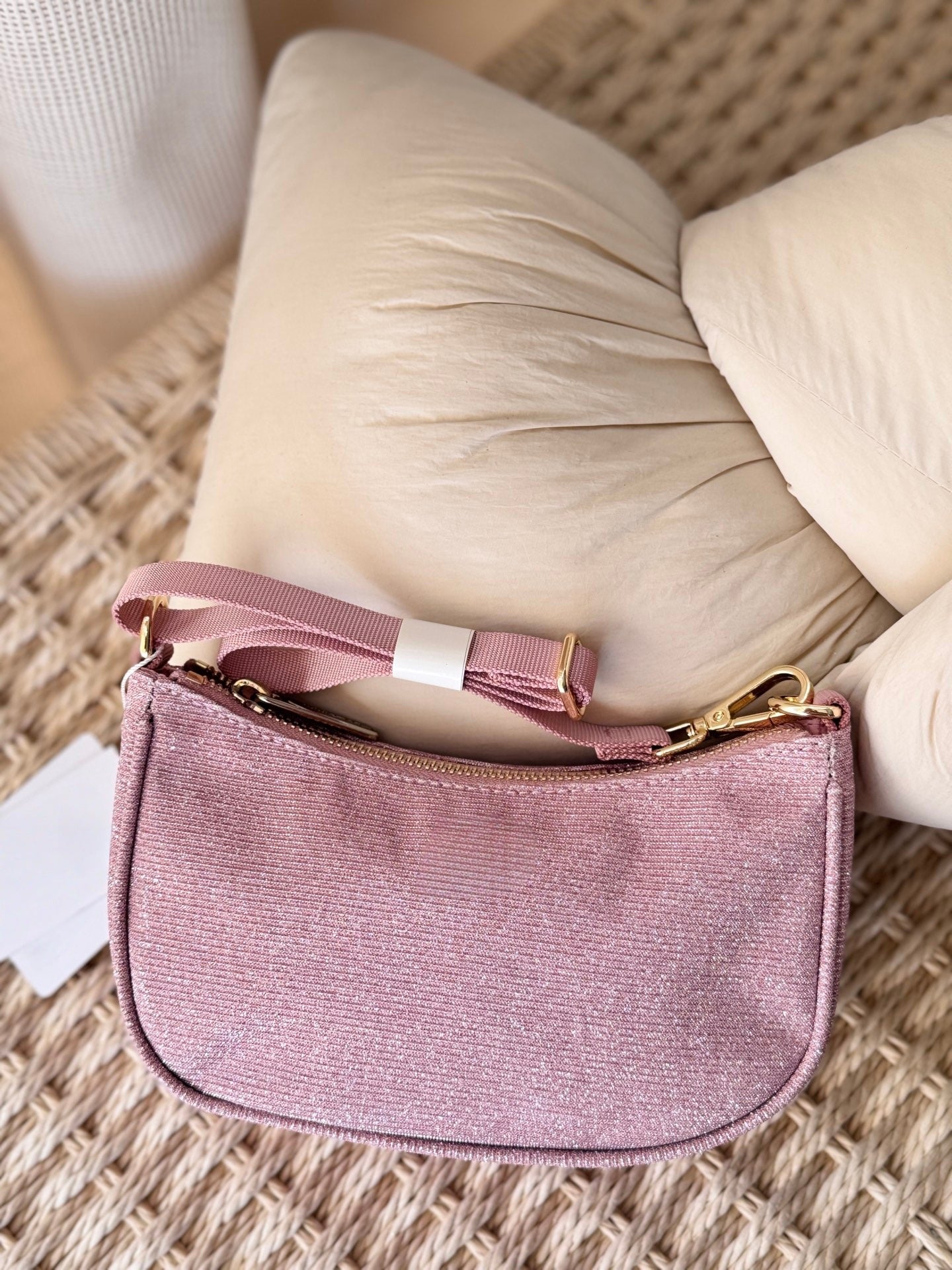 Style Shiny Crescent Large Capacity Trendy Underarm Bag