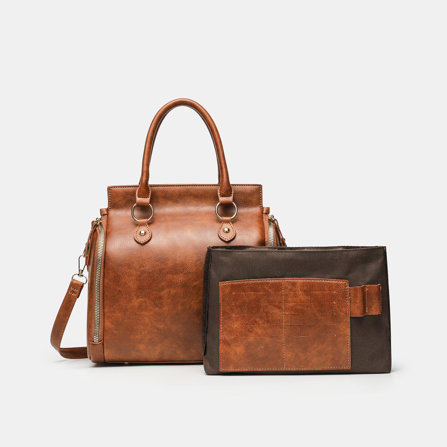 Women's Retro Style Large Capacity High-grade Commute Handbags