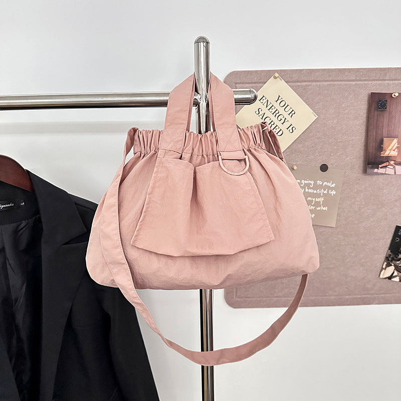 Women's & Men's Singapore Dumpling Foldable Portable Soft Nylon Hand Bags