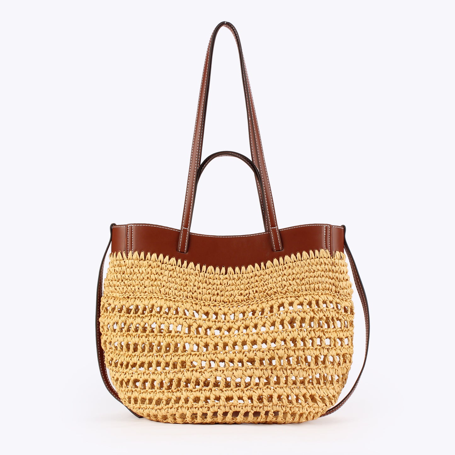 Women's Hand-woven Seaside Vacation Daily Leisure Commute Women's Shoulder Bag
