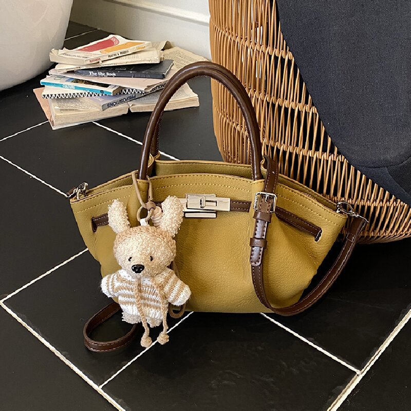 Creative Fashion Commute Vegetable Basket Retro Women's Shoulder Bag
