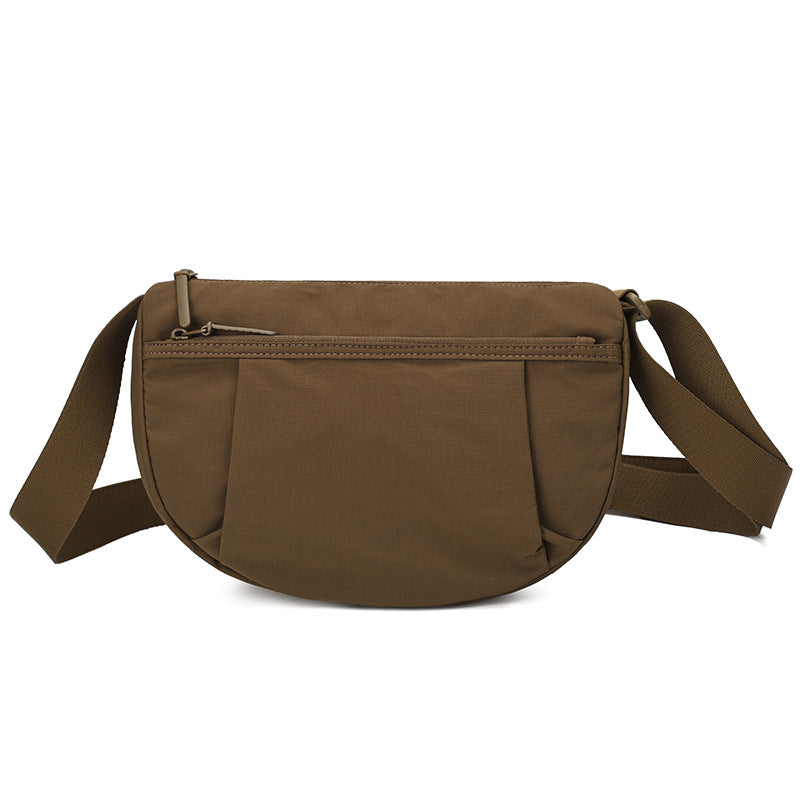 Women's Simple Nylon Cloth Light Luxury Minority Korean Dumplings Large Women's Shoulder Bag