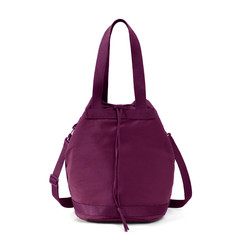 Drawstring Hand Large Capacity Strap Detachable Bucket Bag