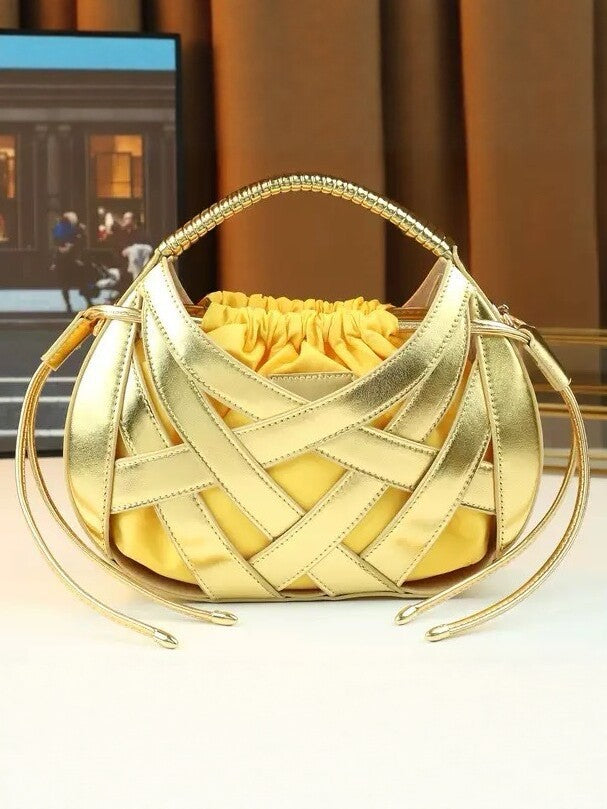 Women's Woven High-grade Fashion Underarm Niche Design Women's Messenger Bag
