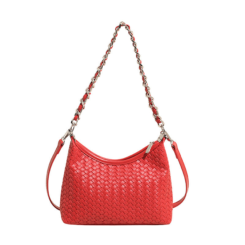 Fashionable Chain Woven Large Capacity Totes Bags