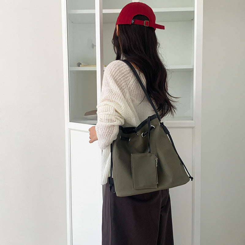 Fashion Stitching Mother Female Niche Commuter Bags
