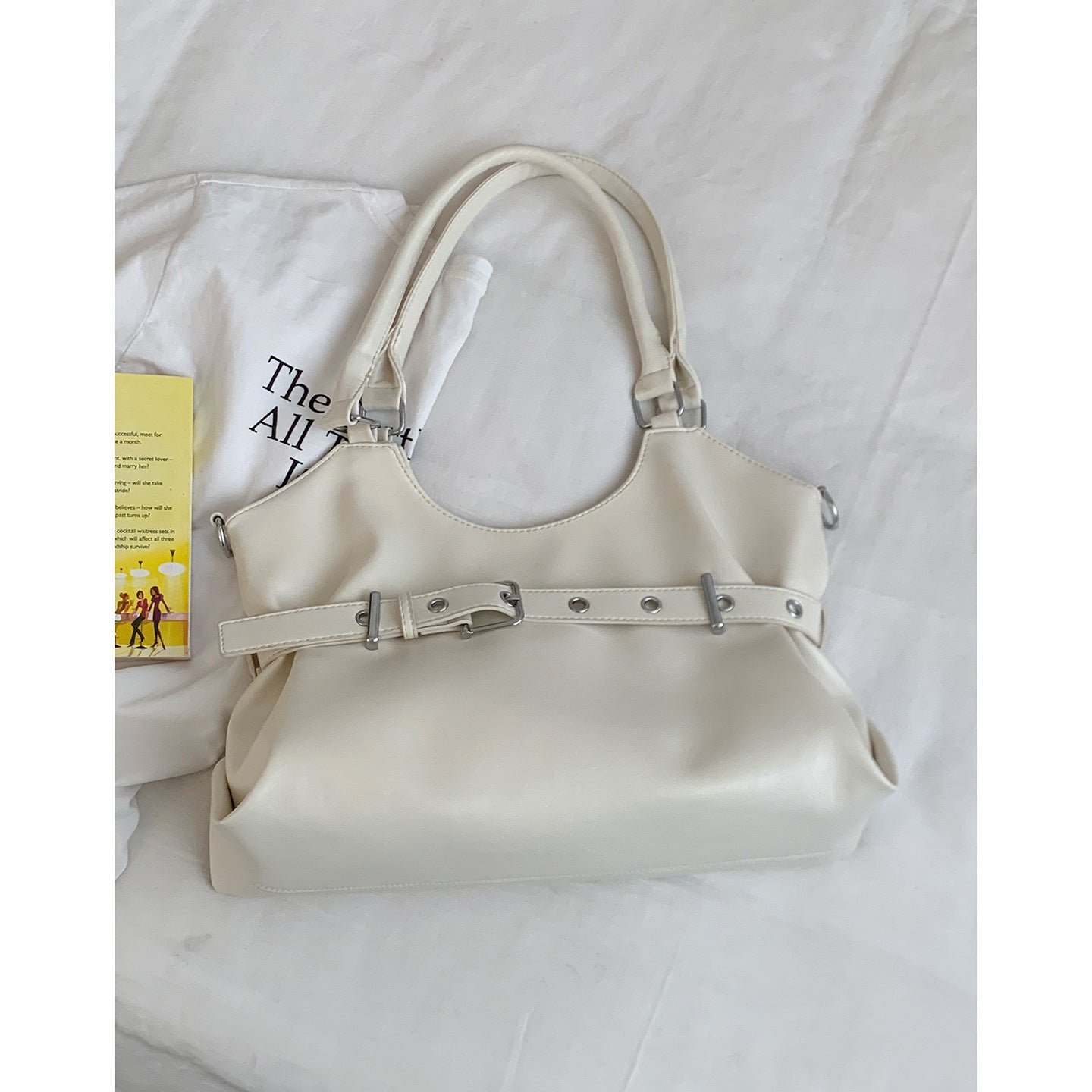 Women's Korean Style Large Capacity Commuter Simple Tote Bag