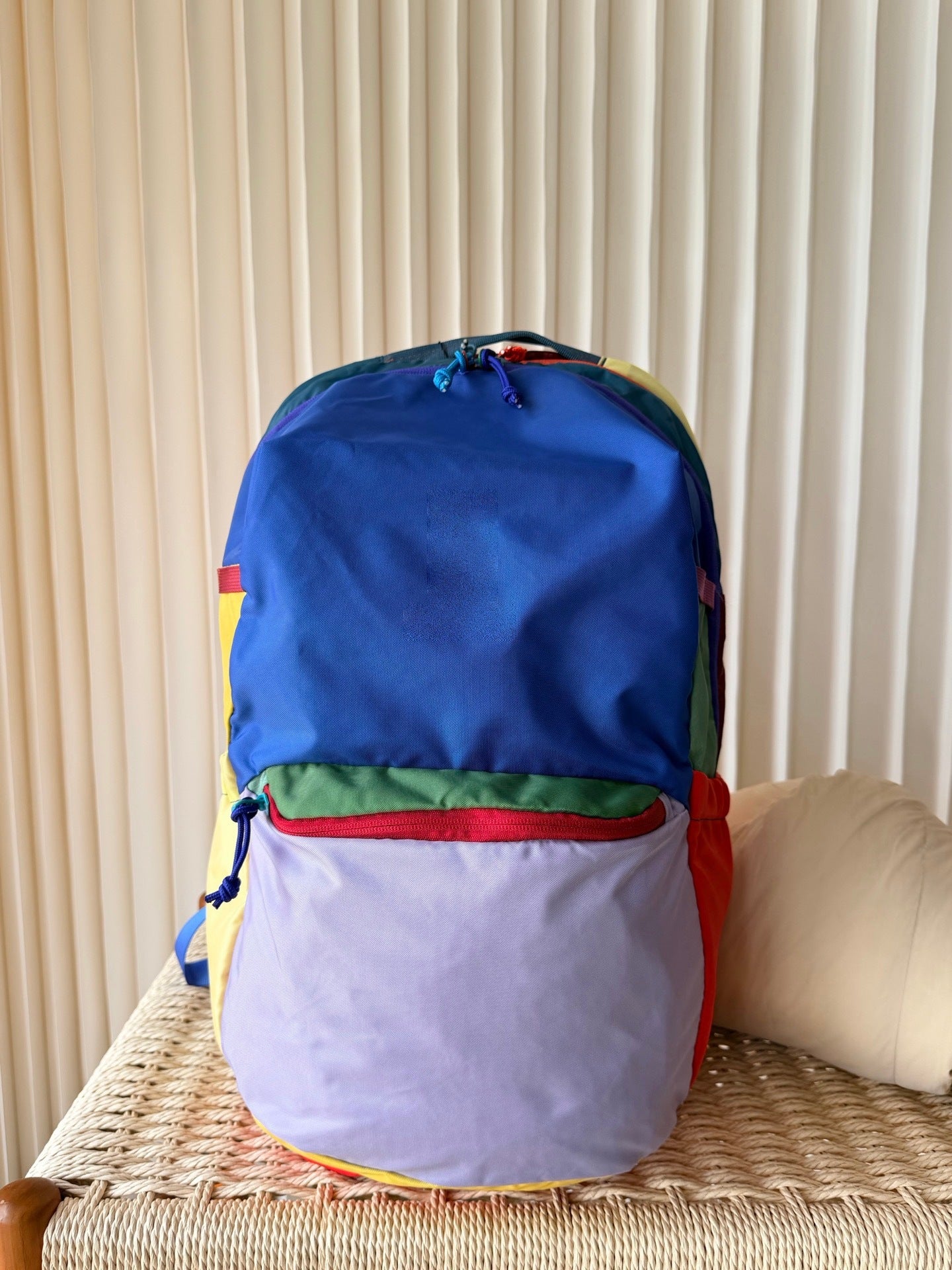 Leisure Versatile Contrast Color Simple Storage Women's Backpack