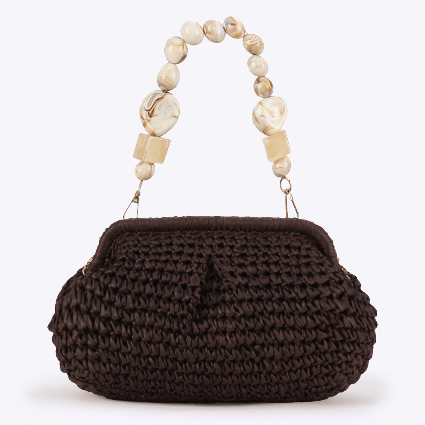 Women's Straw Fashion Personality Woven Seaside Vacation Daily Senior Women's Handbag