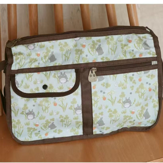 Totoro Clover Portable Cartoon Cute Printed Bags