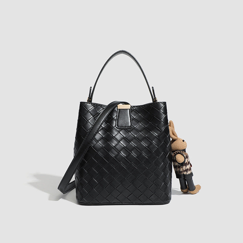 Attractive Women's Fashion High Sense Woven Shoulder Bags