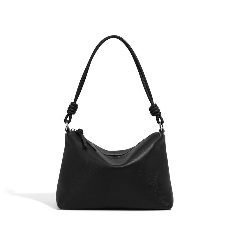 Women's Layer Cowhide Underarm For Simple Commute Large Women's Shoulder Bag